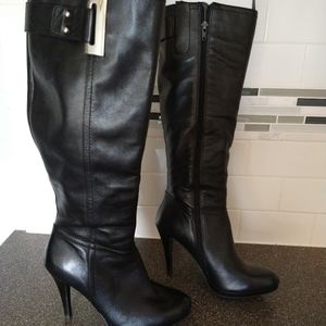 Nine West Knee High Black Boots Size 6